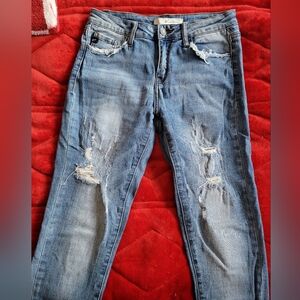KanCan Distressed Skinny Jeans